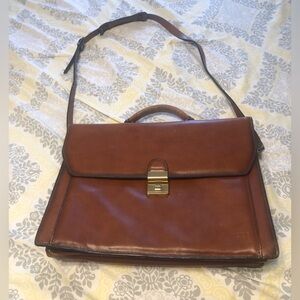 Banuce Brown Leather Men's Bag